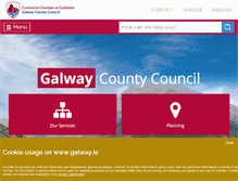 Tablet Screenshot of galway.ie